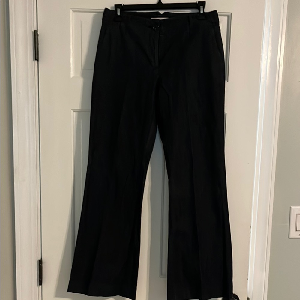 Classic Black Wide-Leg Trousers